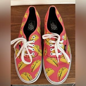 Vans Pink Taco Lace Up Shoes Size W10/M8.5